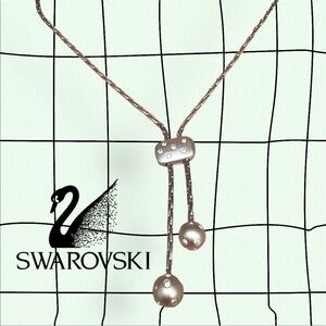 Y2k Swarovski Drop Necklace